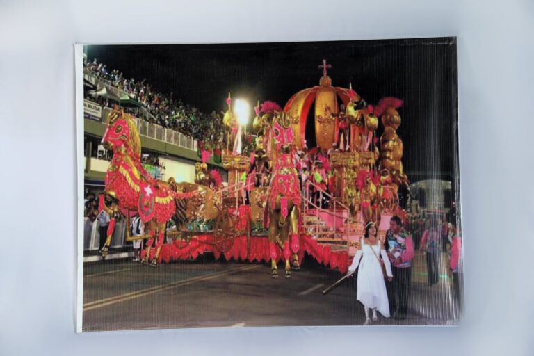 Quadro retratando carnaval de 2015